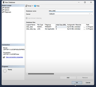 Database Creation